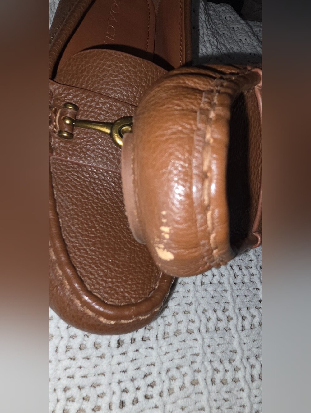 Coach Women Crosby Driver L Saddle FG1204 Size 9 - Picture 8 of 10